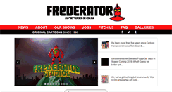 Desktop Screenshot of frederatorstudios.com